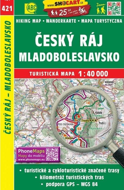 ČESKÝ RÁJ,MLADOBOLESLAVSKO 1:40 000 /421/