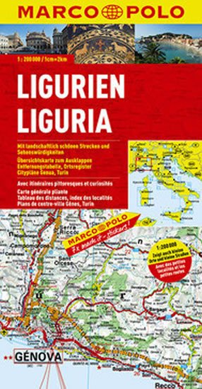 ITÁLIE Č.05 LIGURIE [MAPA]