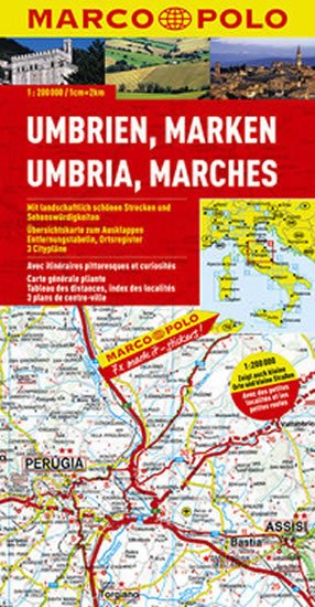 ITÁLIE Č.08 UMBRIE [MAPA]