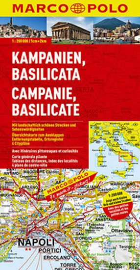 ITÁLIE Č.12 CAMPANIA BASILICATA [MAPA]