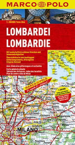 ITÁLIE Č.02 LOMBARDIE [MAPA]