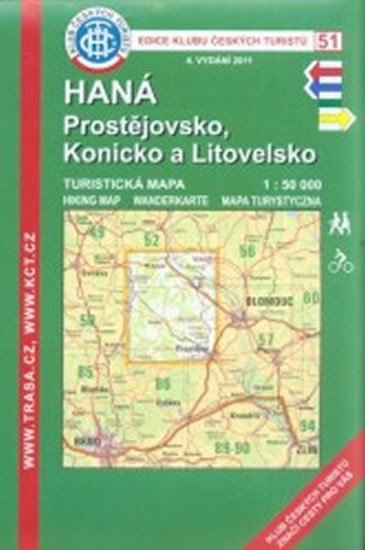 KČT 51 HANÁ PROSTĚJOVSKO KONICKO A LITOVELSKO