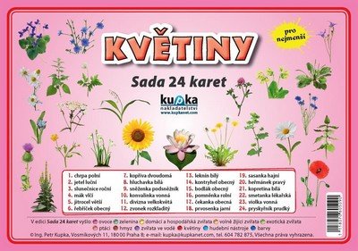 KVĚTINY /SADA 24 KARET/