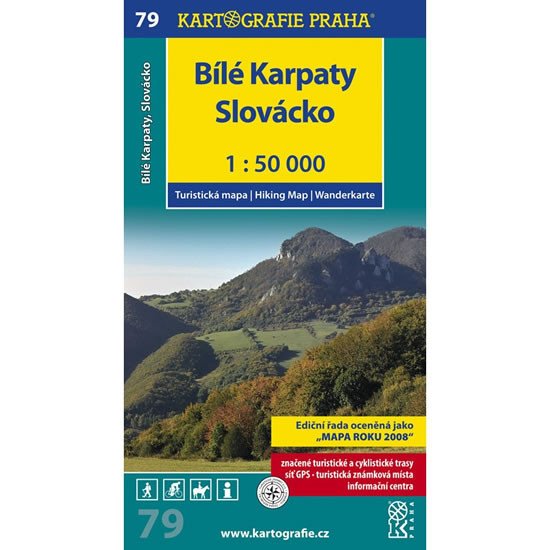 BÍLÉ KARPATY, SLOVÁCKO. TURISTICKÁ MAPA Č. 79