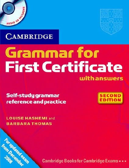 CAMBRIDGE GRAMMAR FOR FIRST CERTIFICATE WITH +CD