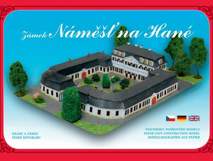 ZÁMEK NÁMĚŠŤ NA HANÉ - STAVEBNICE PAPÍROVÉHO MODELU