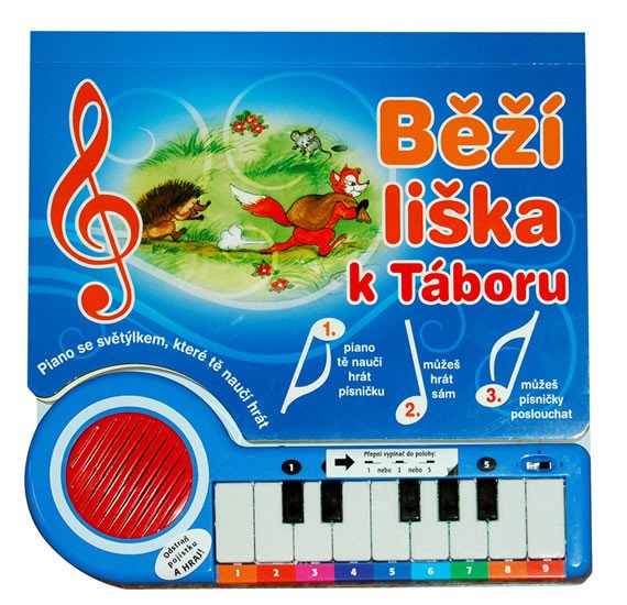 BĚŽÍ LIŠKA K TÁBORU - PIANO SE SVĚTÝLKEM,KTERÉ TĚ NAUČÍ HRÁT