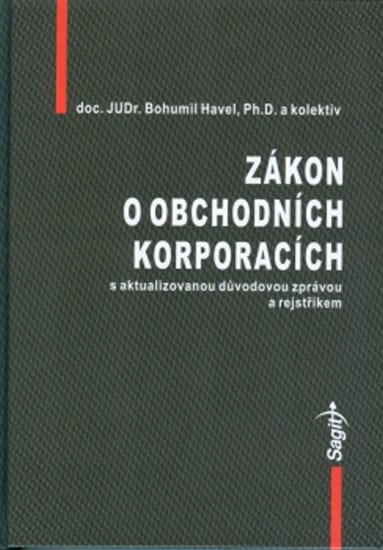 ZÁKON O OBCHODNÍCH KORPORACÍCH