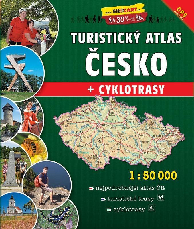 TURISTICKÝ ATLAS ČESKO + CYKLOTRASY V KARTONU