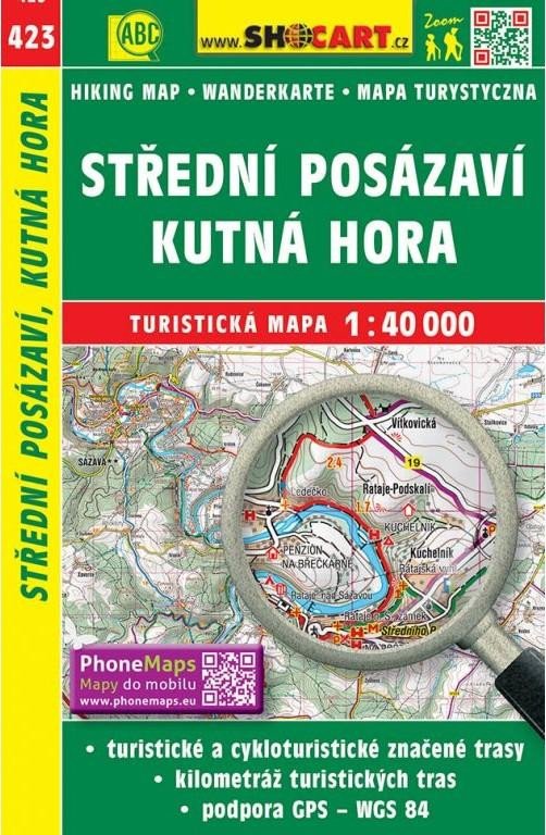 TM 423 STŘEDNÍ POSÁZAVÍ KUTNÁ HORA 1:40000