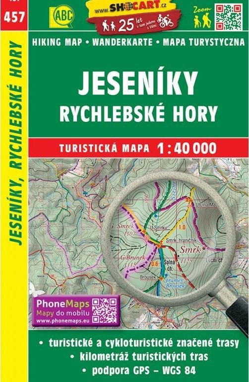 TM 457 JESENÍKY RYCHLEBSKÉ HORY 1:40000