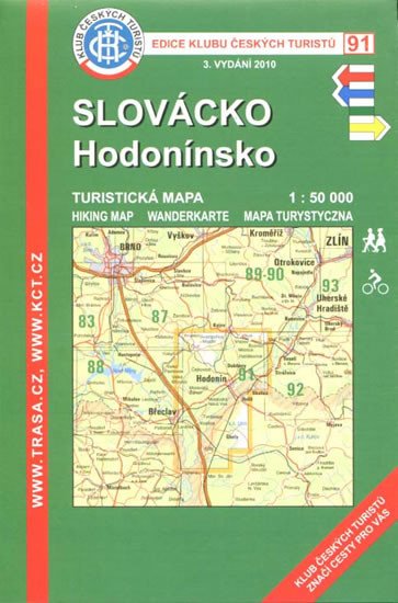 SLOVÁCKO, HODONÍNSKO Č.91 1:50 000