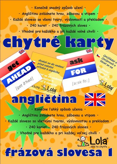 CHYTRÉ KARTY - ANGLIČTINA FRÁZOVÁ SLOVESA 1