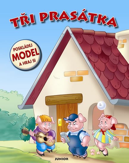 TŘI PRASÁTKA - POSKLÁDEJ MODEL A HRAJ SI