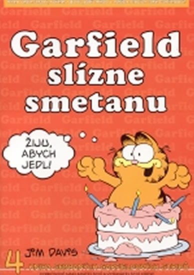 GARFIELD 4 SLÍZNE SMETANU