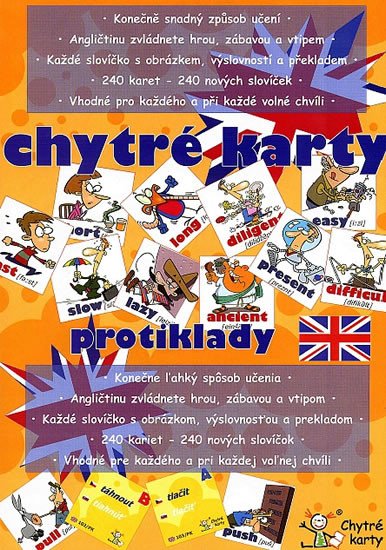 CHYTRÉ KARTY ANGLIČTINA - PROTIKLADY