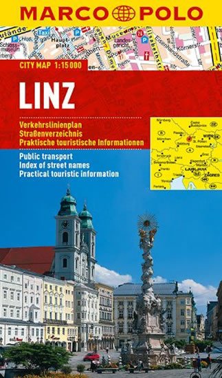 LINZ 1:15 000 PLÁN MĚSTA LAMINO