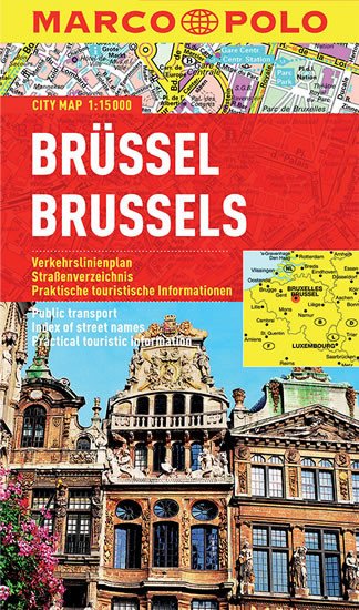 BRUSEL /BRÜSSEL/ 1:15 000 PLÁN MĚSTA