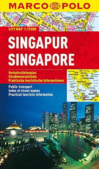 SINGAPUR 1:15 000 PLÁN MĚSTA