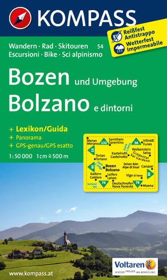 BOZEN/BOLZANO 1:50 000 /54/