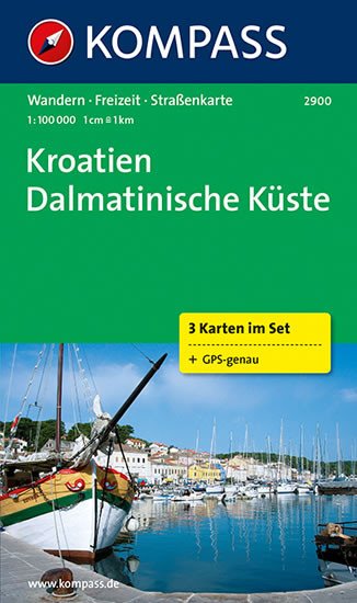 KROATIEN DALMATINISCHE KUSTE/3MAPY 2900 1:100T