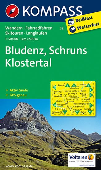 BLUDENZ, SCHRUNZ, KLOSTERTAL 1:50 000 (32)