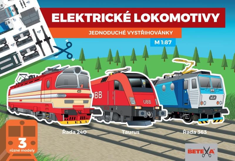 ELEKTRICKÉ LOKOMOTIVY - JEDNODUCHÉ VYSTŘIHOVÁNKY