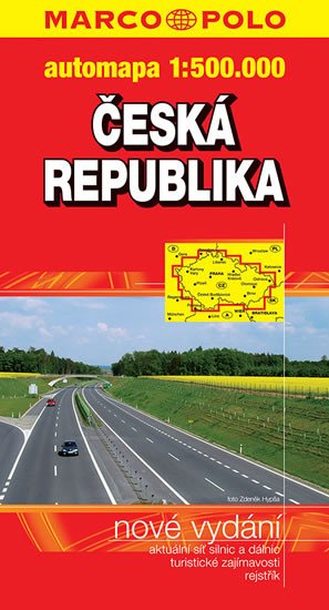 ČESKÁ REPUBLIKA 1:500 AUTOMAPA