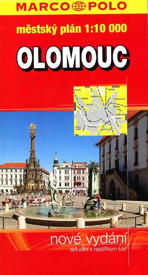 OLOMOUC 1:10 000 MĚSTSKÝ PLÁN