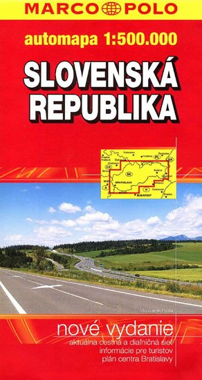 SLOVENSKÁ REPUBLIKA 1:500 000 AUTOMAPA