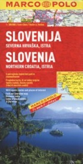 SLOVINSKO, SEVERNÍ CHORVATSKO, ISTRIE 1:300 000