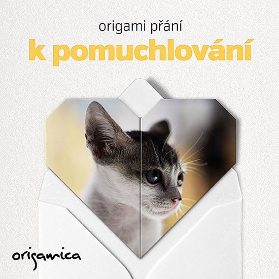 ORIGAMI PŘÁNÍ MILUJI KOČKY [KOTĚ]