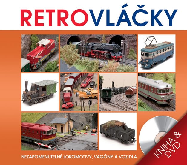 RETRO VLÁČKY KNIHA & DVD