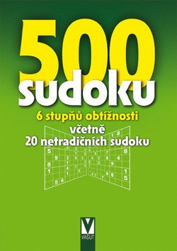 500 SUDOKU - 6 STUPŇŮ OBTÍŽNOSTI VČETNĚ