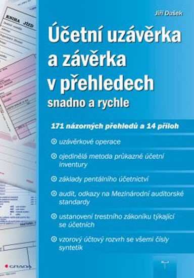 ÚČETNÍ UZÁVĚRKA A ZÁVĚRKA V PŘEHLEDECH SNADNO A RYCHLE