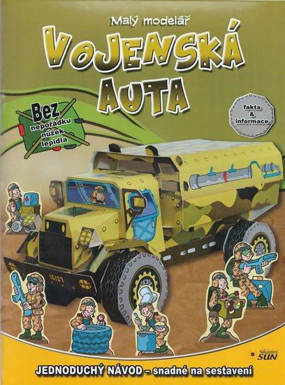 VOJENSKÁ AUTA - MALÝ MODELÁŘ