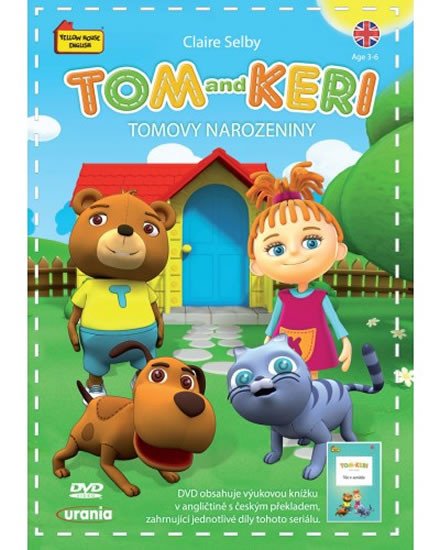 TOM A KERI - TOMOVY NAROZENINY DVD (VÝUKA ANGLIČTINY)