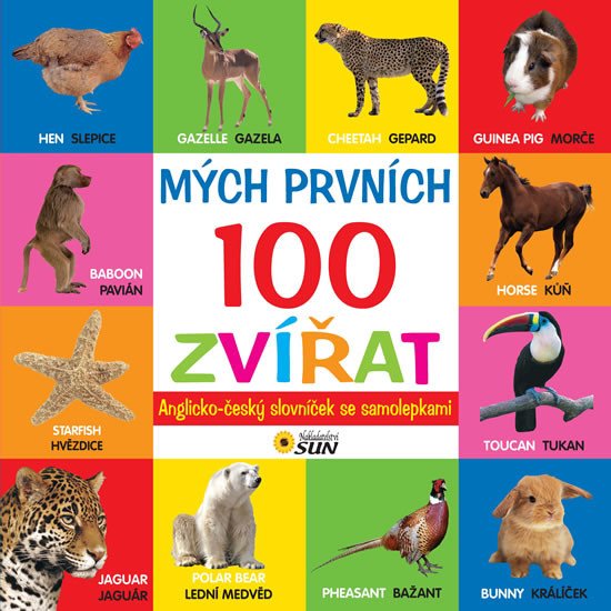 MÝCH PRVNÍCH 100 ZVÍŘAT A-Č SLOVNÍČEK SE SAMOLEPKAMI