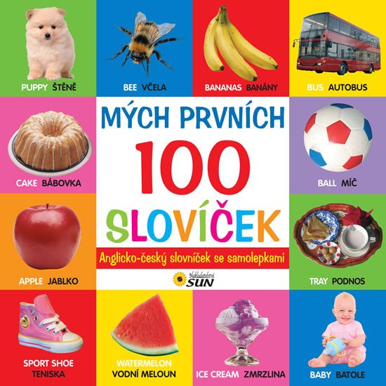 MÝCH PRVNÍCH 100 SLOVÍČEK AČ SLOV. SE SAMOLEPKAMI