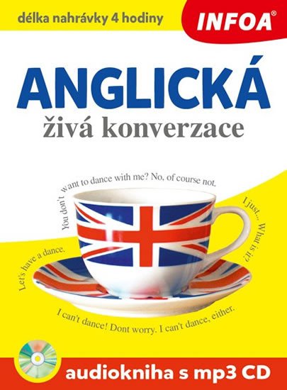 ANGLICKÁ ŽIVÁ KONVERZACE AUDIOKNIHA S MP3 CD