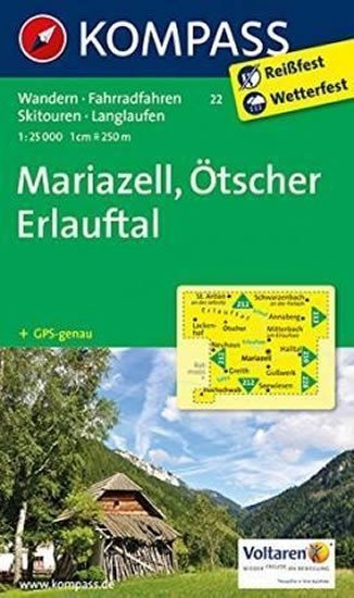 MARIAZELL, ÖTSCHER, ERLAUFTAL 1:50 000 (22)