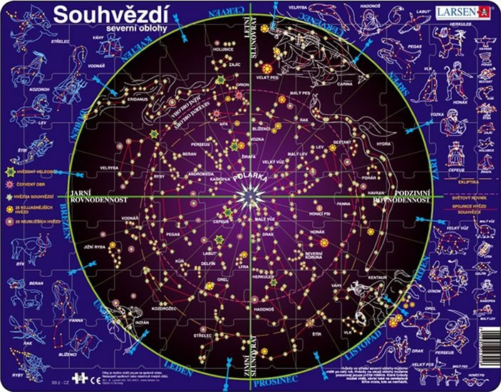 SOUHVĚZDÍ (PUZZLE MAXI 70 DÍLKŮ)