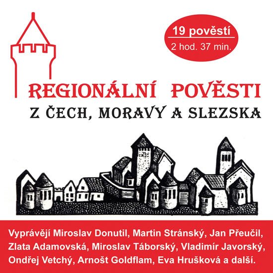REGIONÁLNÍ POVĚSTI Z ČECH,MORAVY A SLEZSKA CD