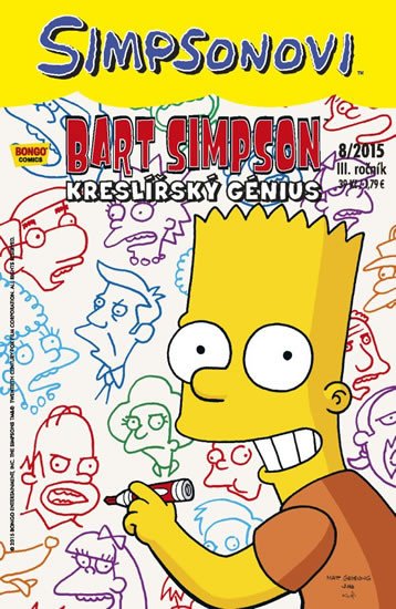 SIMPSONOVI - BART SIMPSON 08/15 (KRESLÍŘSKÝ GÉNIUS)