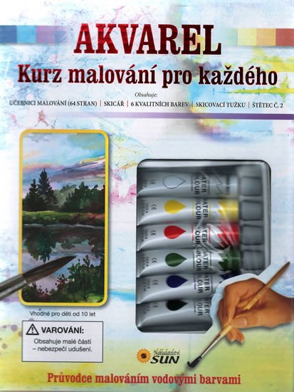 AKVAREL - KURZ MALOVÁNÍ PRO KAŽDÉHO (KRABICE)