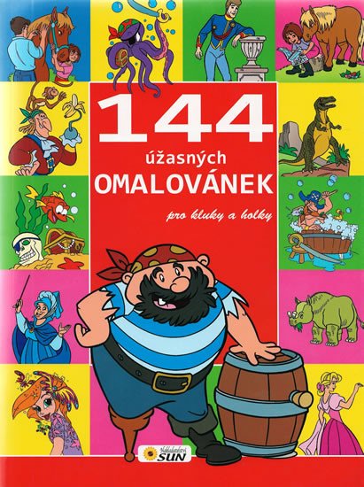 144 ÚŽASNÝCH OMALOVÁNEK PRO KLUKY A HOLKY