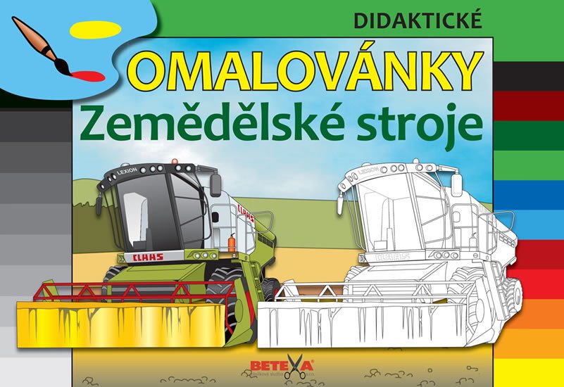 ZEMĚDĚLSKÉ STROJE OMALOVÁNKA