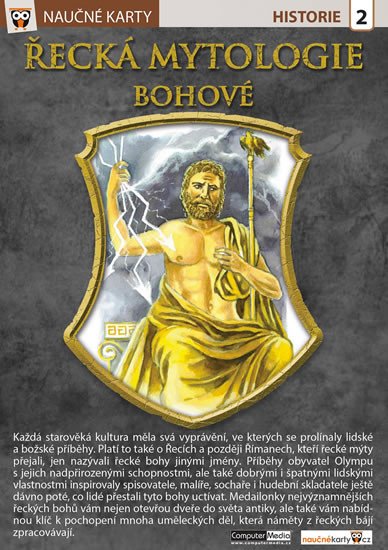 KARTA-ŘECKÁ MYTOLOGIE-BOHOVÉ