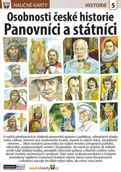 KARTA-OSOBNOSTI ČESKÉ HISTORIE-PANOVNÍCI A STÁTNÍCI