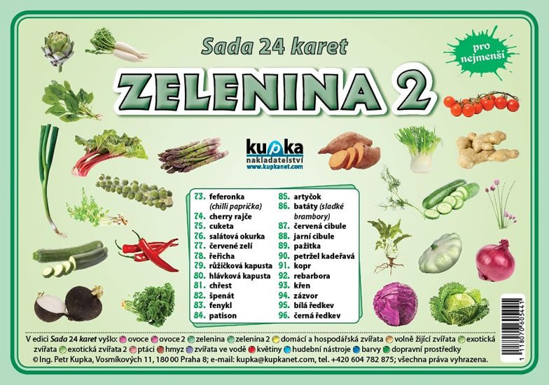 SADA 24 KARET ZELENINA 2 